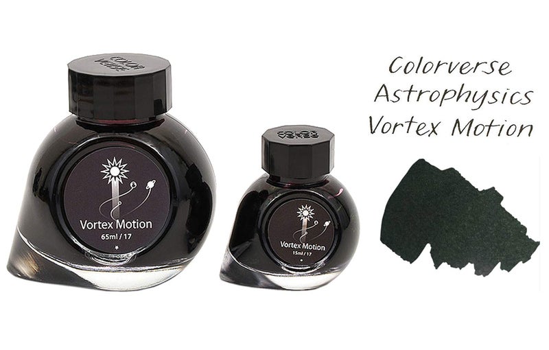 Colorverse Ink - Astrophysics - Vortex Motion (65ml & 15ml) Fountain Pen Ink - Image 3
